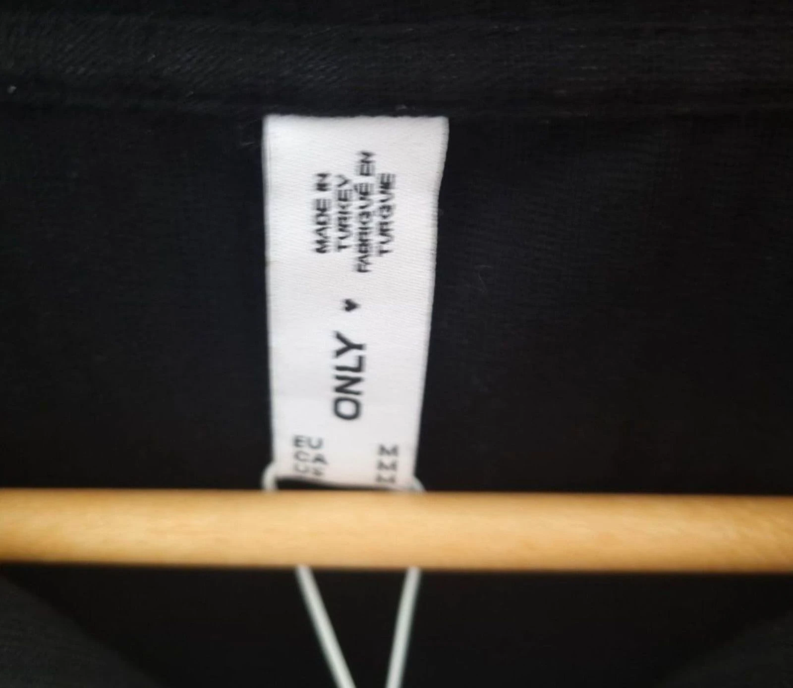 Nuevo con etiqueta: ONLY cárdigan negro acanalado con cremallera, talla M – photo 6